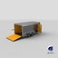 Detailed Cargo Trailer Open 3D