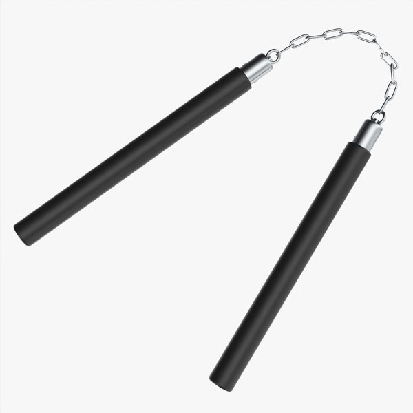 Nunchaku chain light plastic 3D model