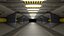 Sci Fi Corridor Underground Tunnel