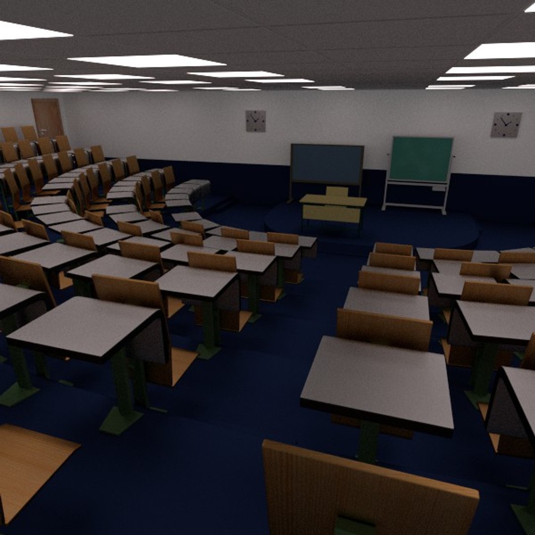 3d Classroom Class Room Model