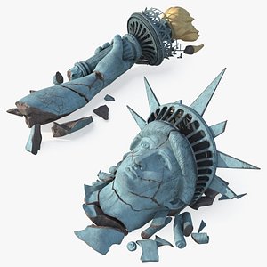 Broken Torch and Head of Statue of Liberty