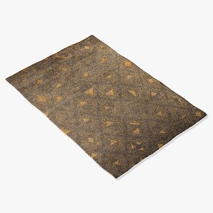 amara rug moroccan 9043 3d model
