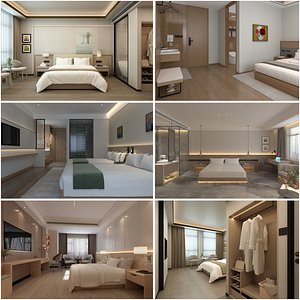 Hotel Room Collection 03 3D model