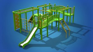 Playground for kids 3D model