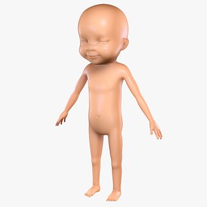 3d model fetus body