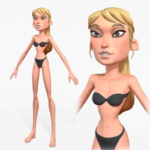 Cartoon female character Chloe