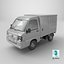 Subaru Sambar 2011 Panel Van 3D model