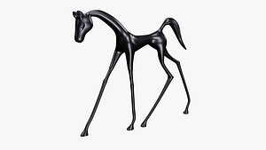 Horse Statue 3D Model