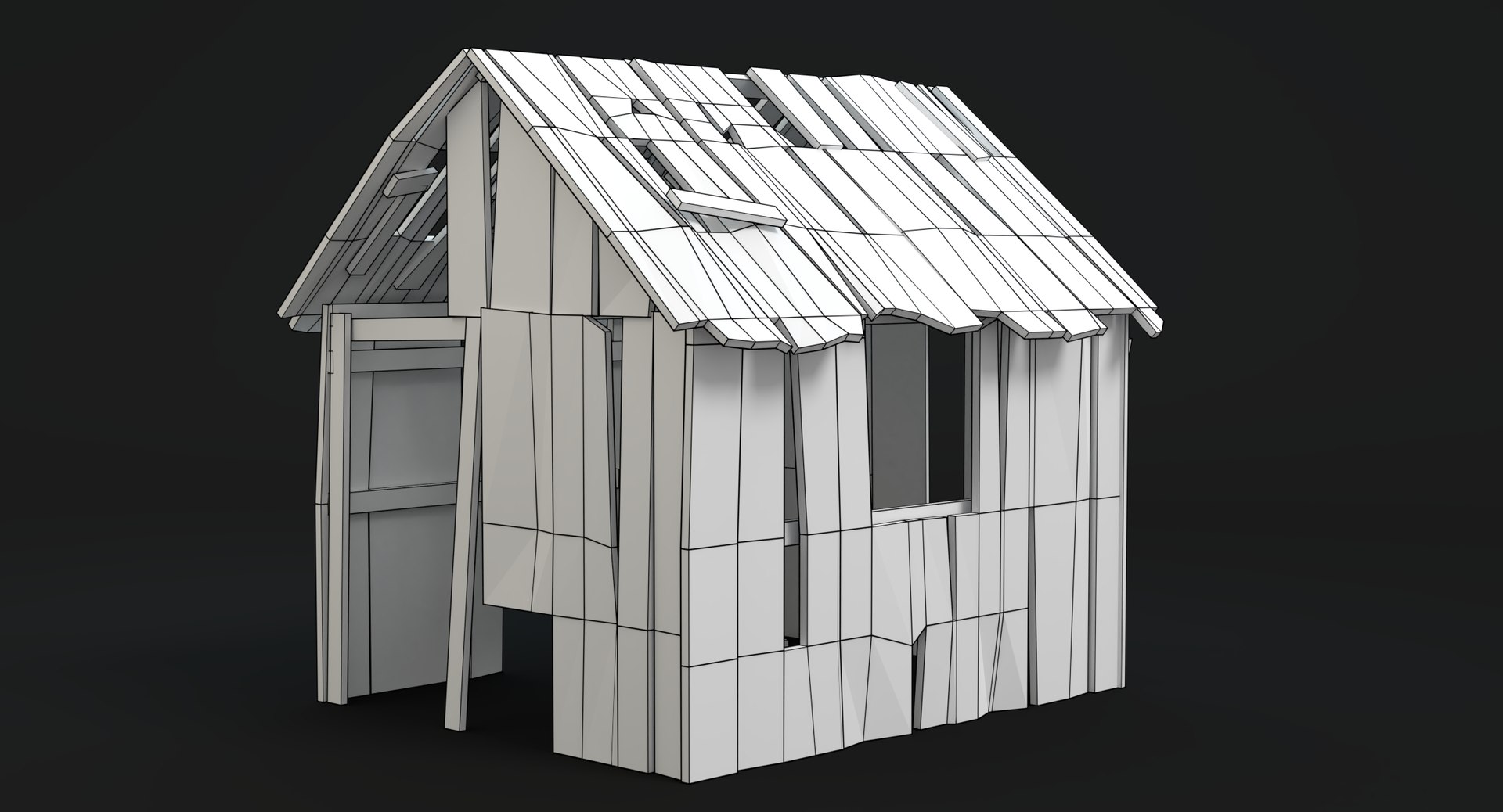 3D old broken shed https://p.turbosquid.com/ts-thumb/MG/mnZbTx/1CJC2OMe/wireframe_2/png/1550184924/1920x1080/fit_q87/830300d8daa3eca8b7f92ada9c7b0a9ddae98fb9/wireframe_2.jpg