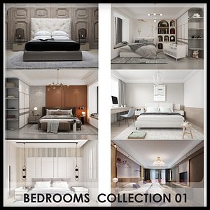 12 Bedrooms - Collections 01 - 02 3D model
