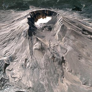 mount st helens washington 3d model
