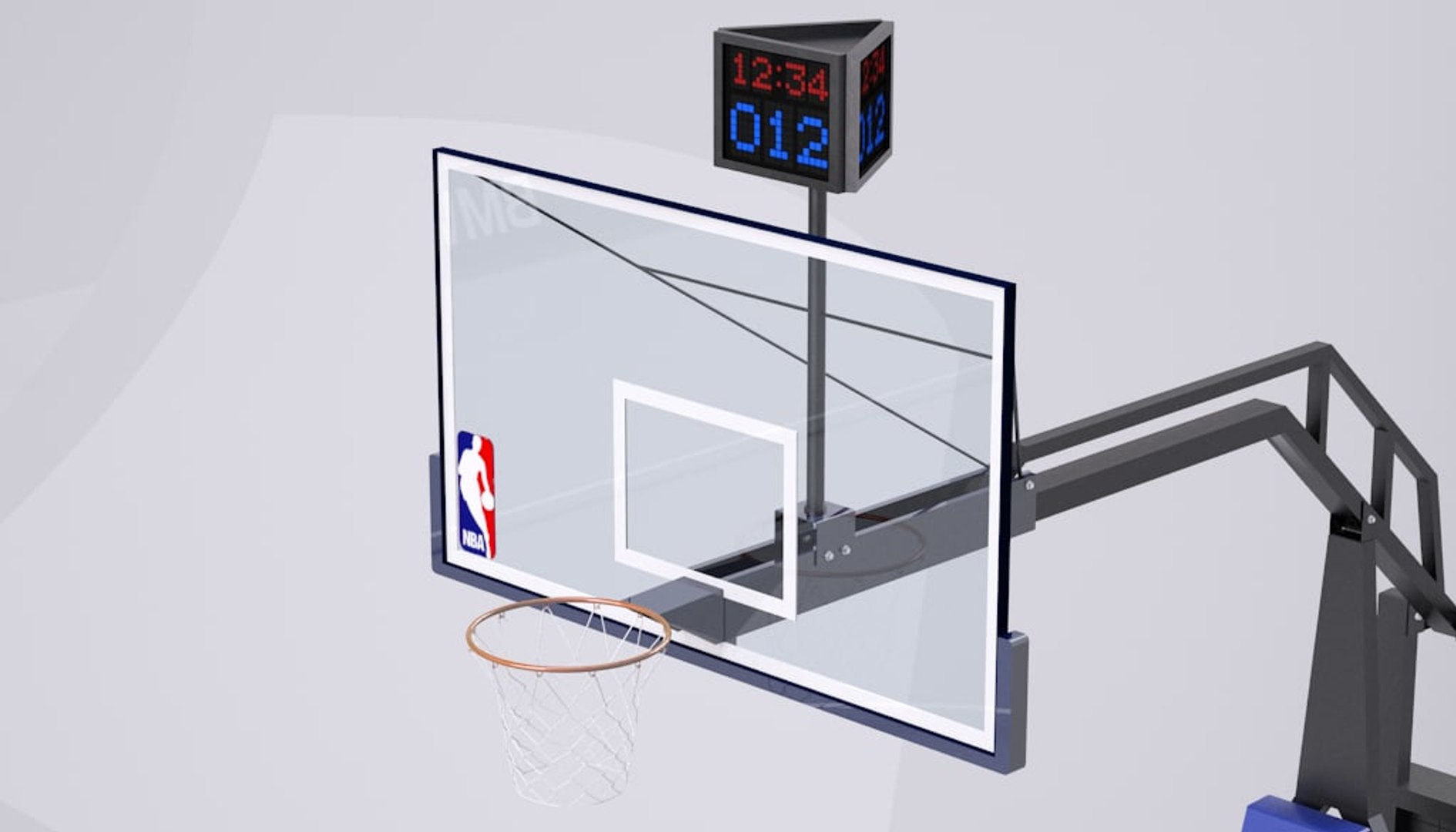 3ds Max Basketball Court
