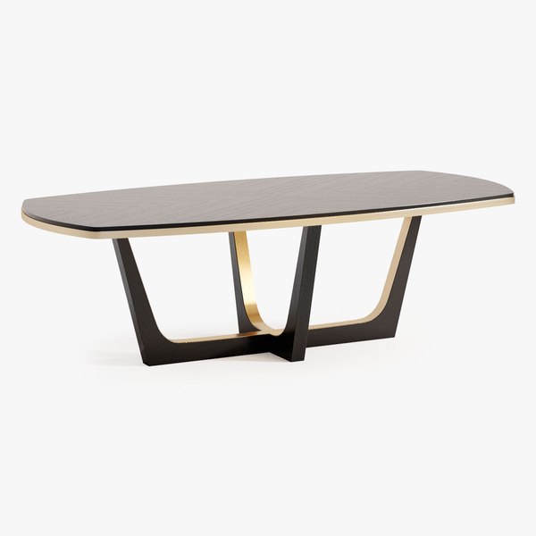 baker encircle dining table 3d max