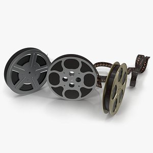 video film reels 3d max