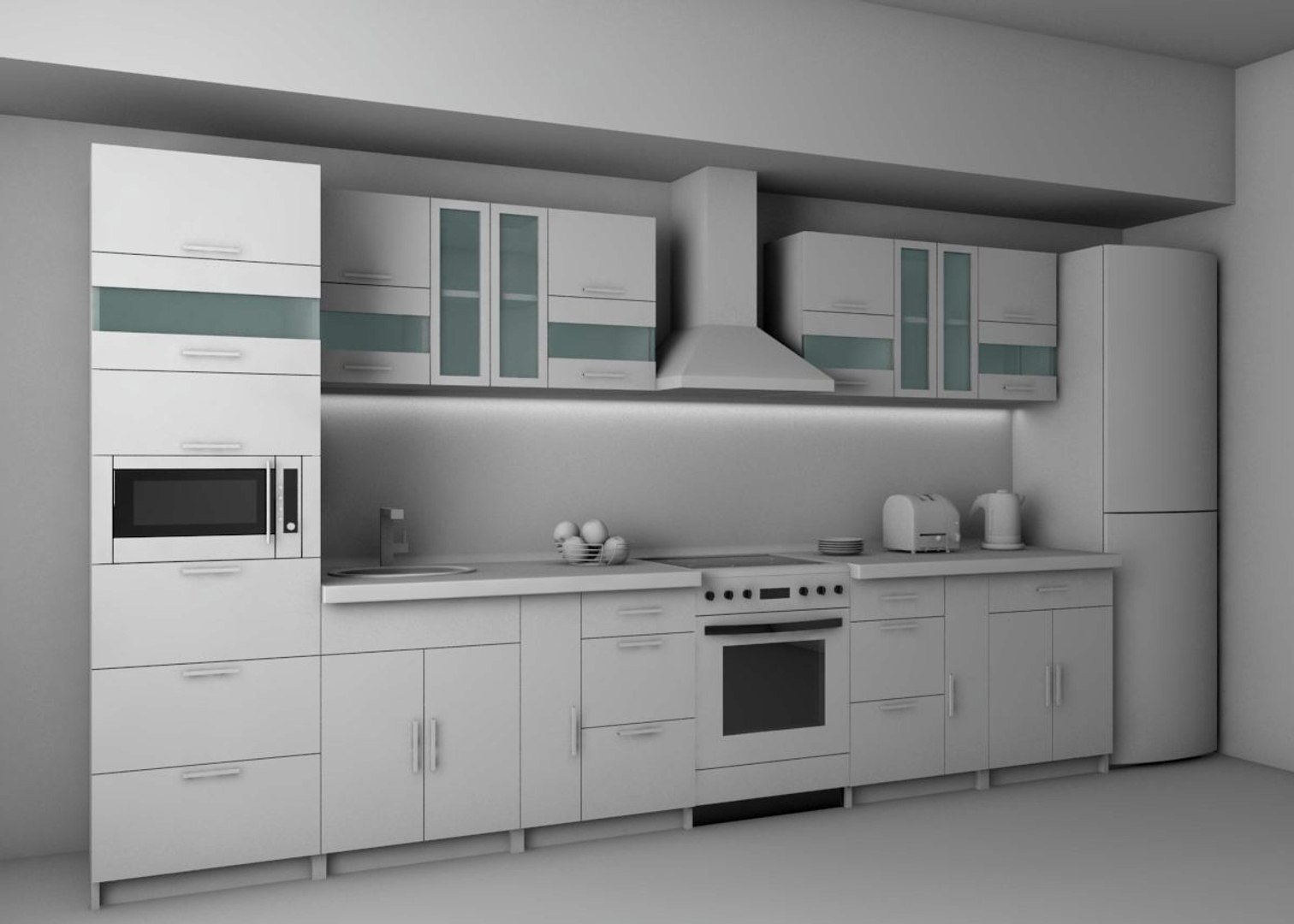 3d Kitchen Design Interior