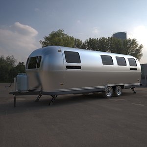 3ds max airstream caravan trailer