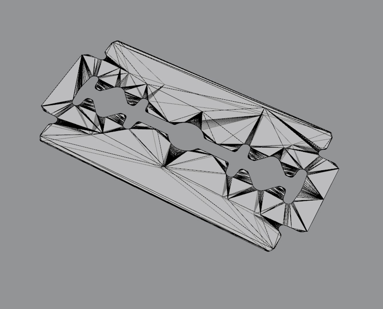 Free Razor Blade Double Edged 3D Model - TurboSquid 1272381