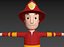 CartoonMan037-Feuerwehrmann