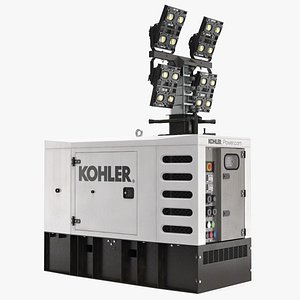 Kohler Generator with Light Mast