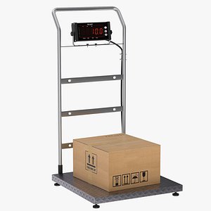 Warehouse Scale with Post Package 3D model