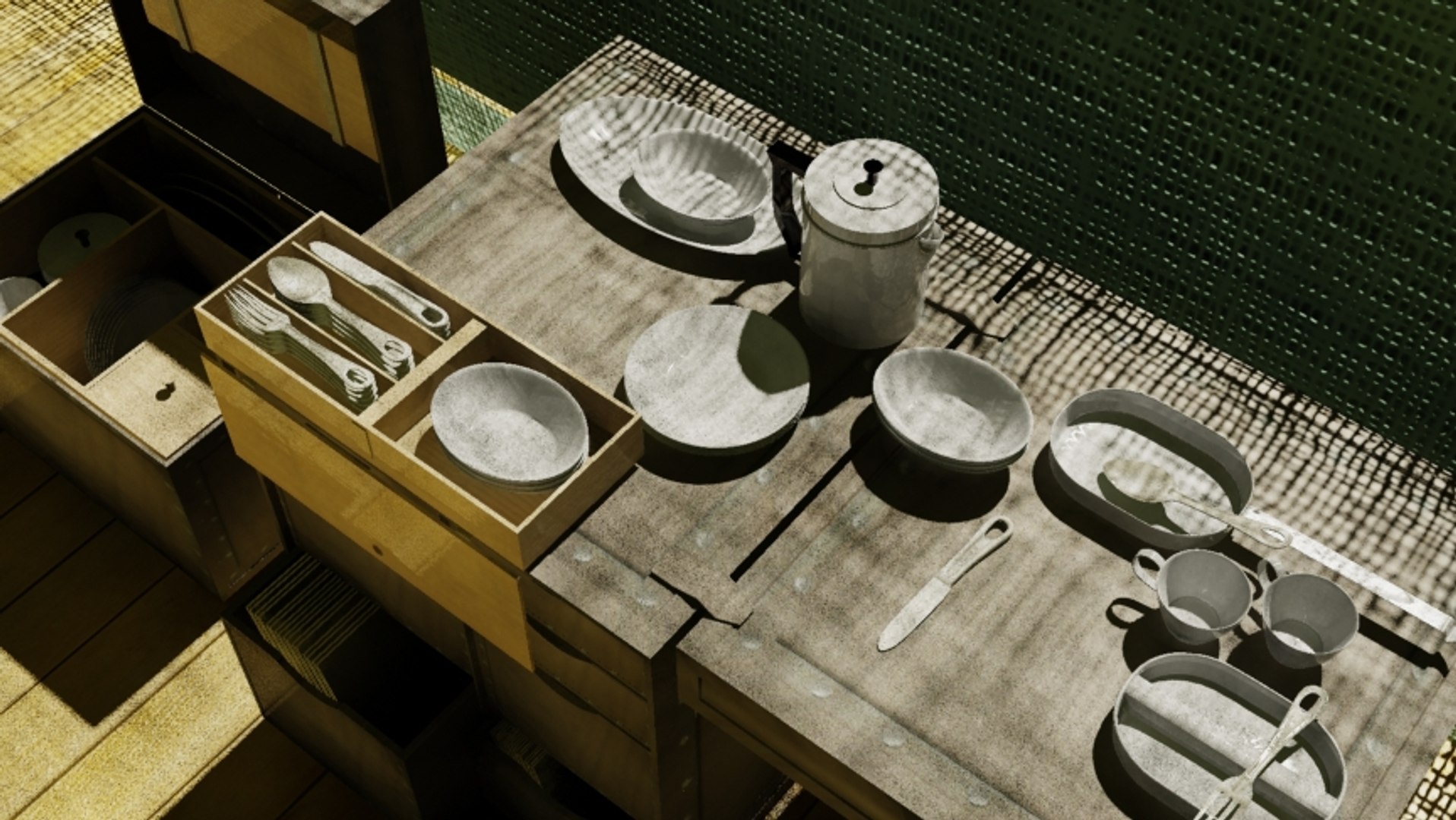 Vietnam Mess Kit 3d Model