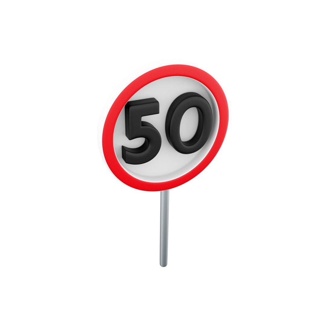 Road Sign In Speed Limit At 50 Km H 3D Model TurboSquid 2018067 road-sign-in-speed-limit-at-50-km-h-3d-model-turbosquid-2018067