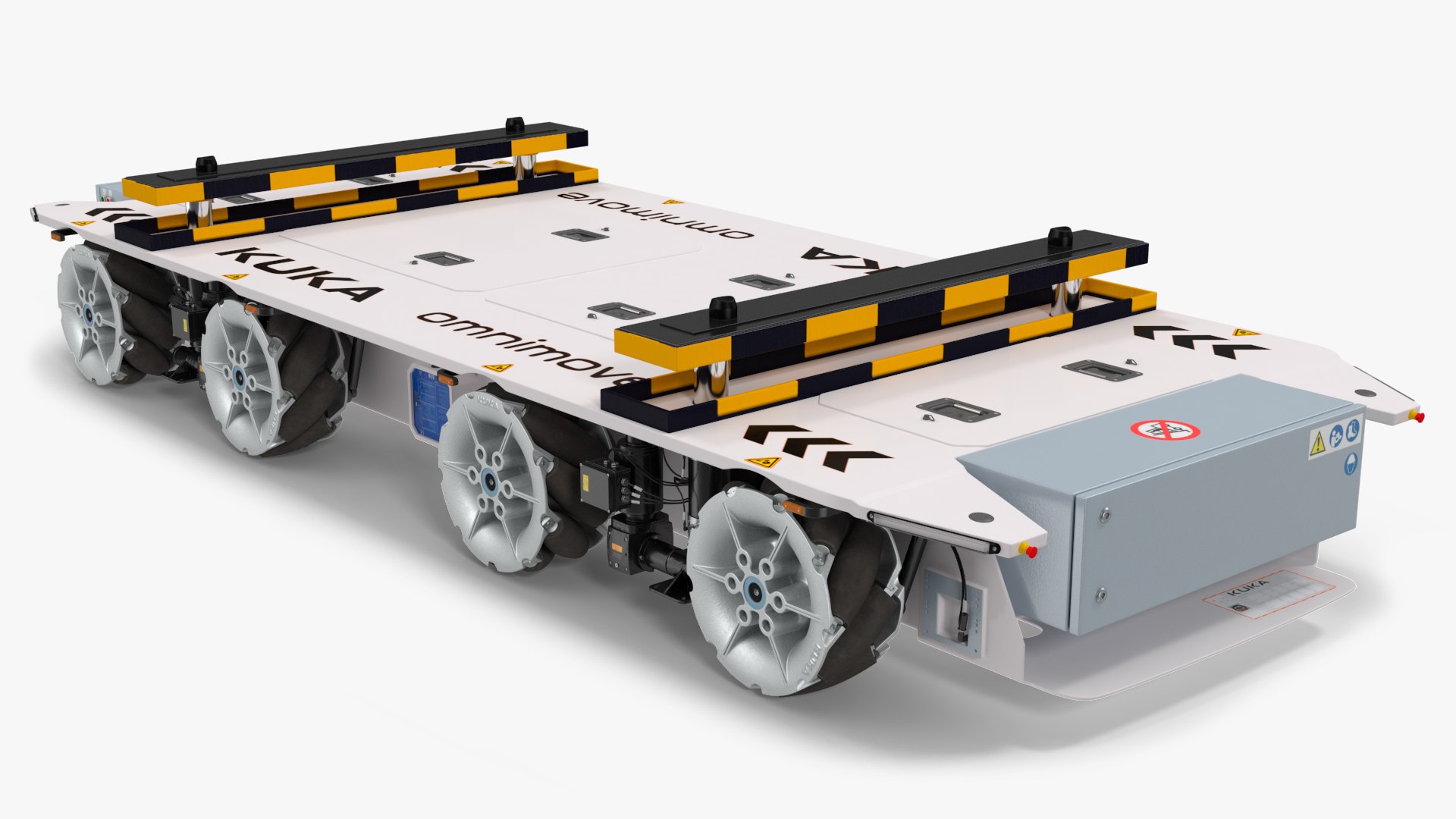 White Omnimove Mobile Platform KUKA 3D model preview