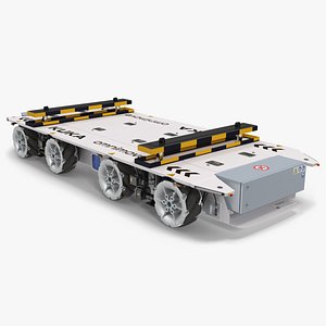3D White Omnimove Mobile Platform KUKA