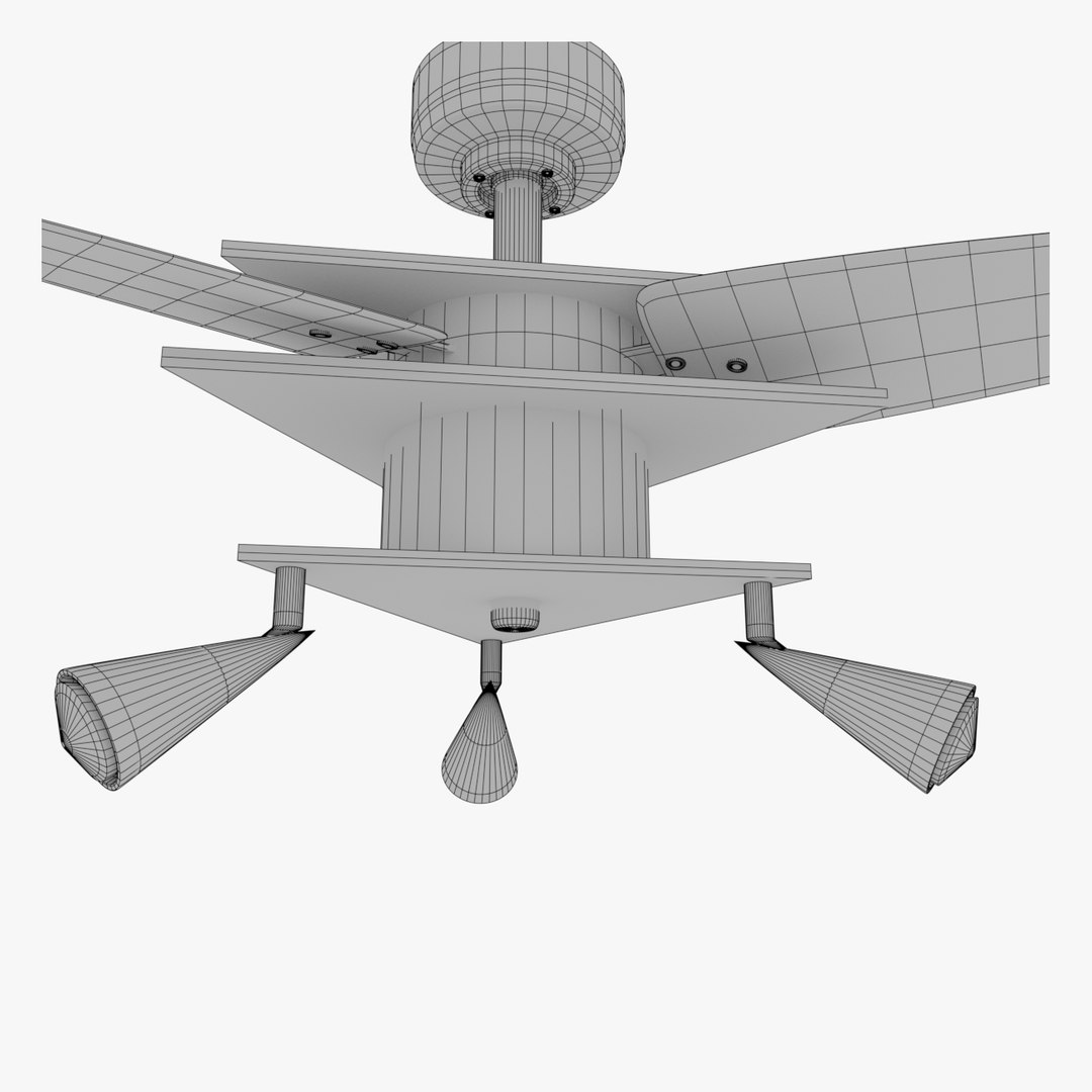 Ceiling Fan 3d Obj