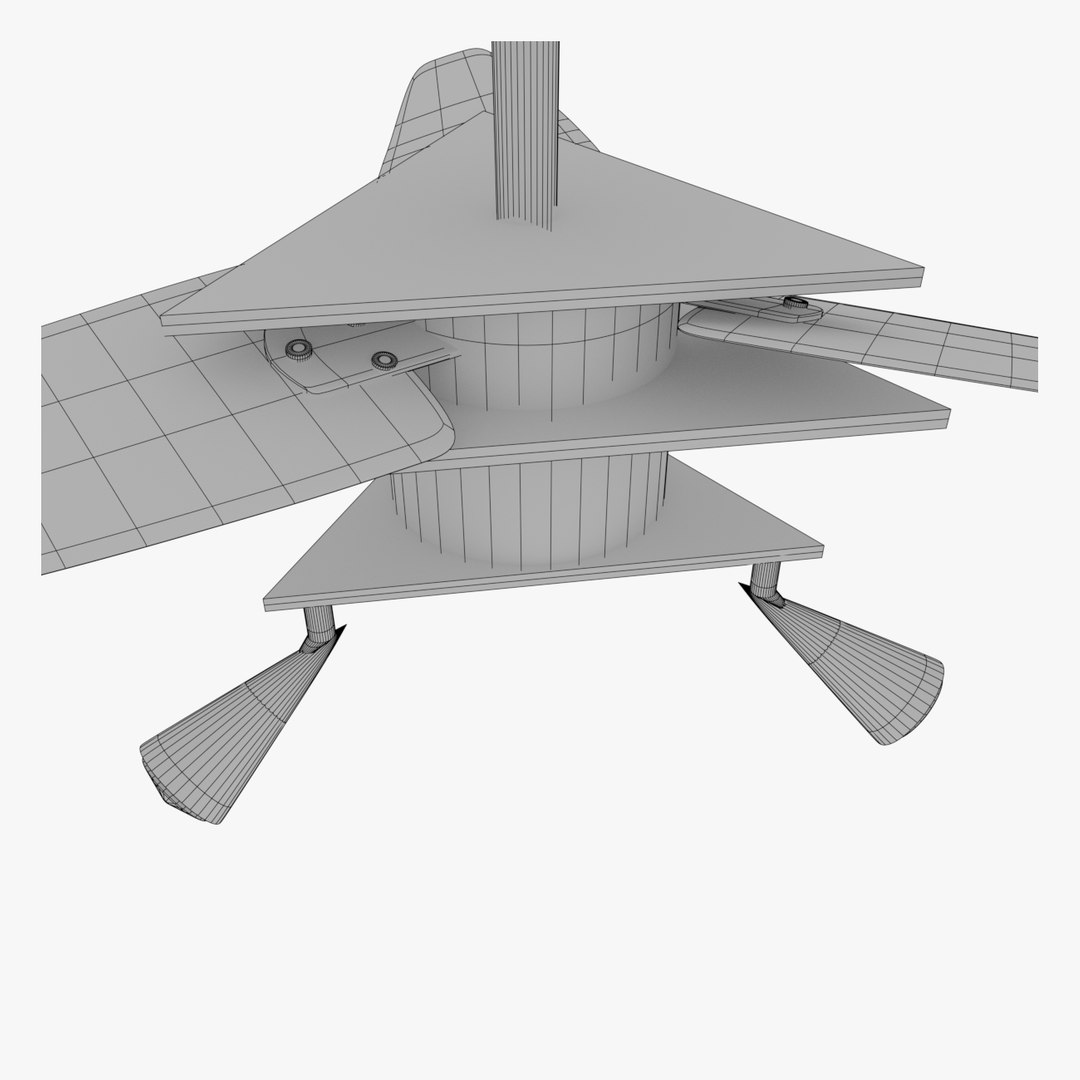 Ceiling Fan 3d Obj
