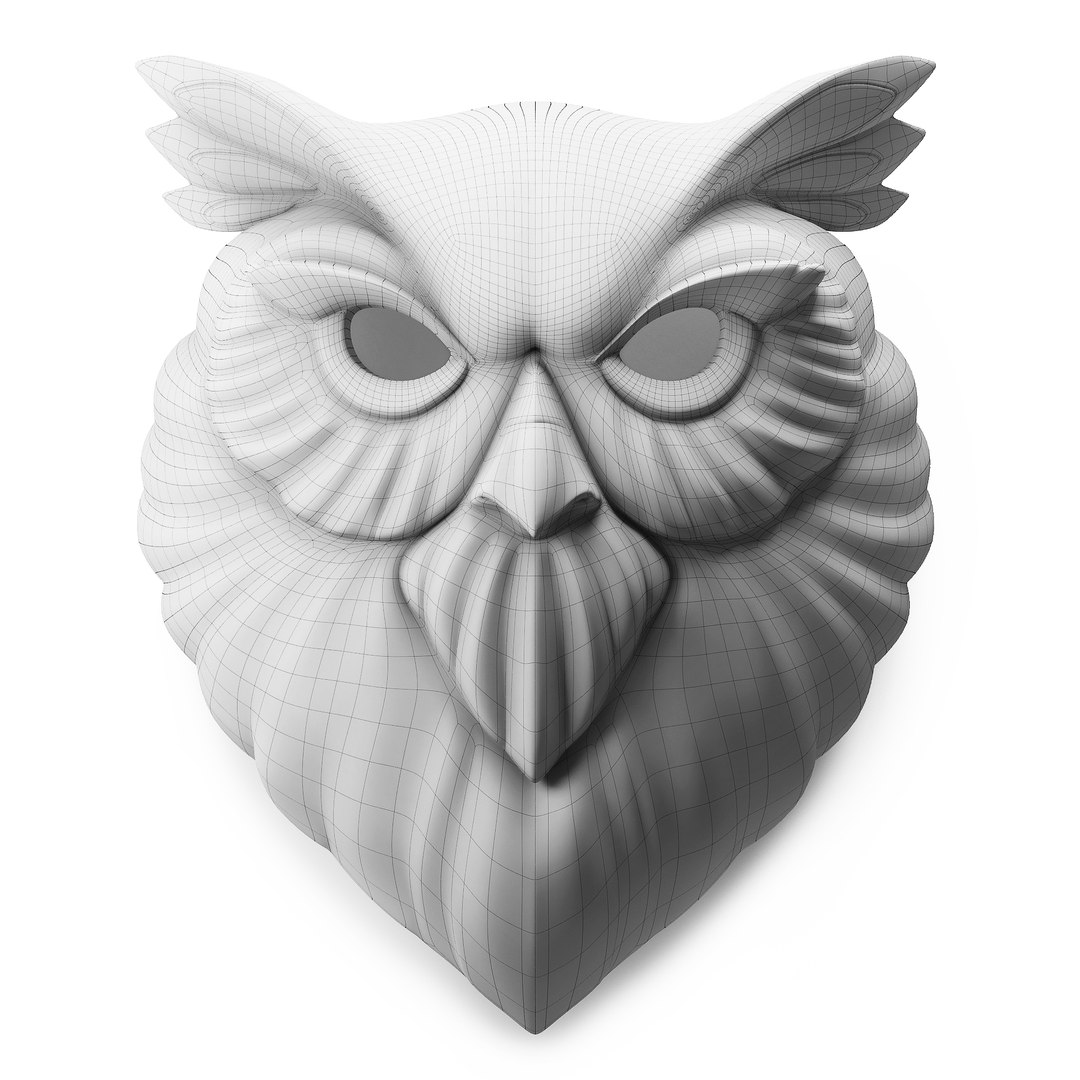 owl mask lladro 3D model https://p.turbosquid.com/ts-thumb/MH/FdQLzh/GwUII4y6/render5/jpg/1587639268/1920x1080/fit_q87/ef57c1bd86fd1be57f600fa52787d3b28b6928eb/render5.jpg