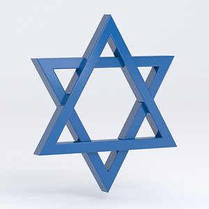 Star David Symbol blue