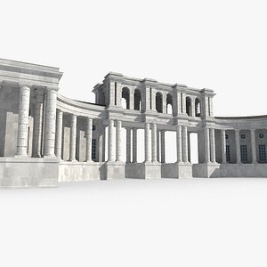 temple building model
