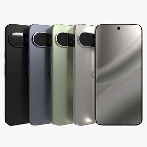 Google Pixel 10 Pro XL All Color 3D