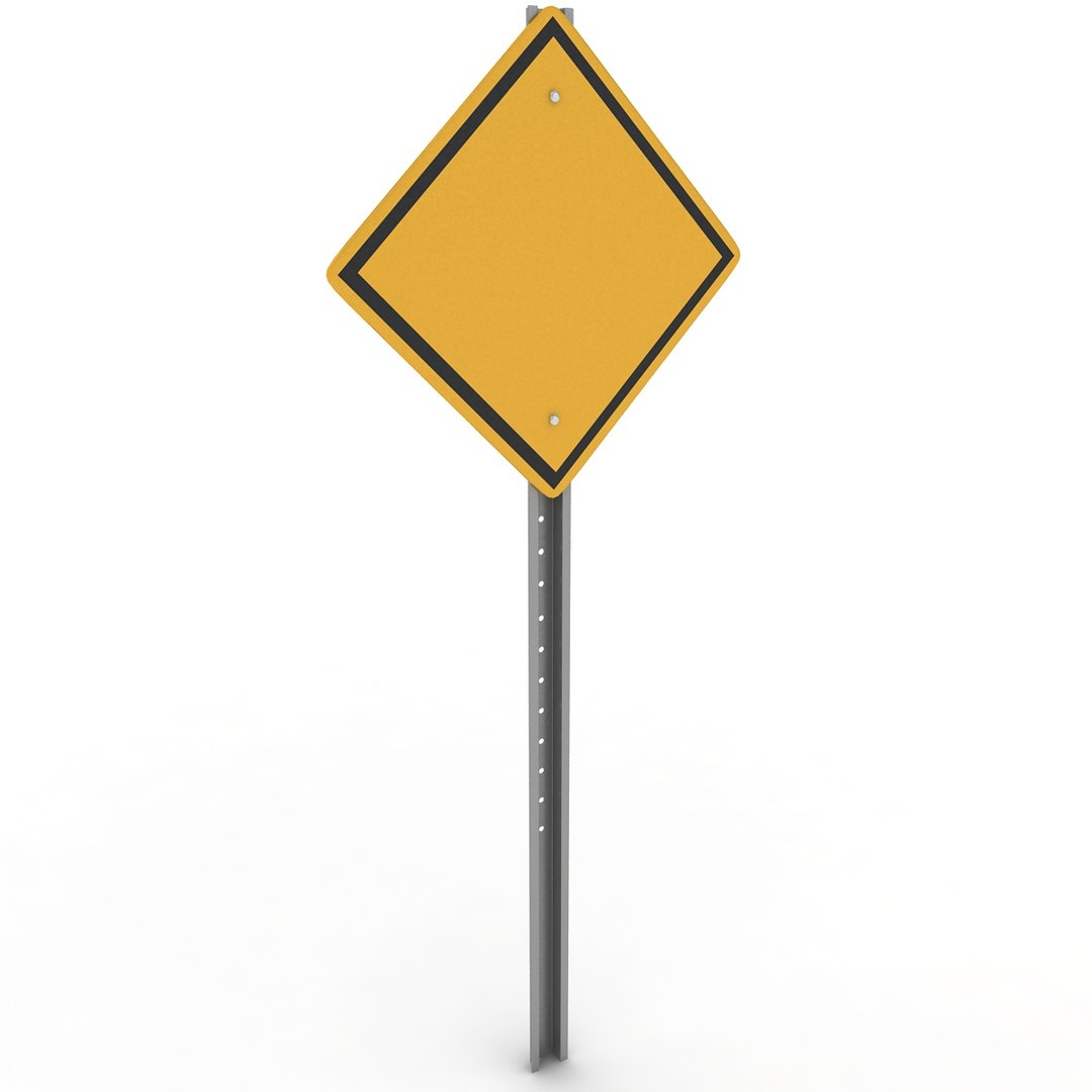 Road Signv3 3D Model - TurboSquid 2008550
