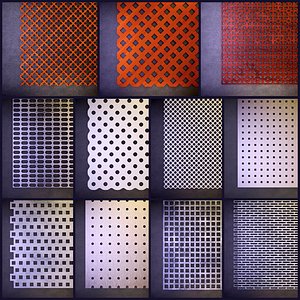 Perforated panels (Perforation 3D) Rg, Rv, Qg, Qv, Qd, Lgl, Lvl, Nr 152