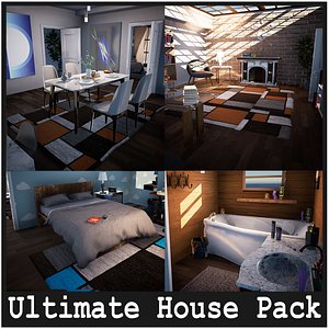 3D House Package  500 Variations model