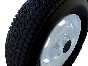 3D car wheel model