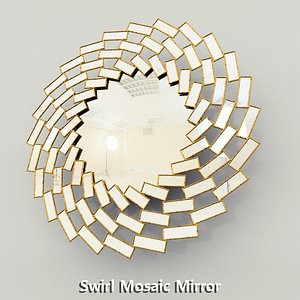 Swirl Mosaic Mirror Horchow