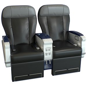 3D model Airplane First Class Seat