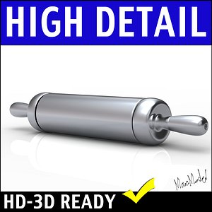 3d model dough roller kitchen