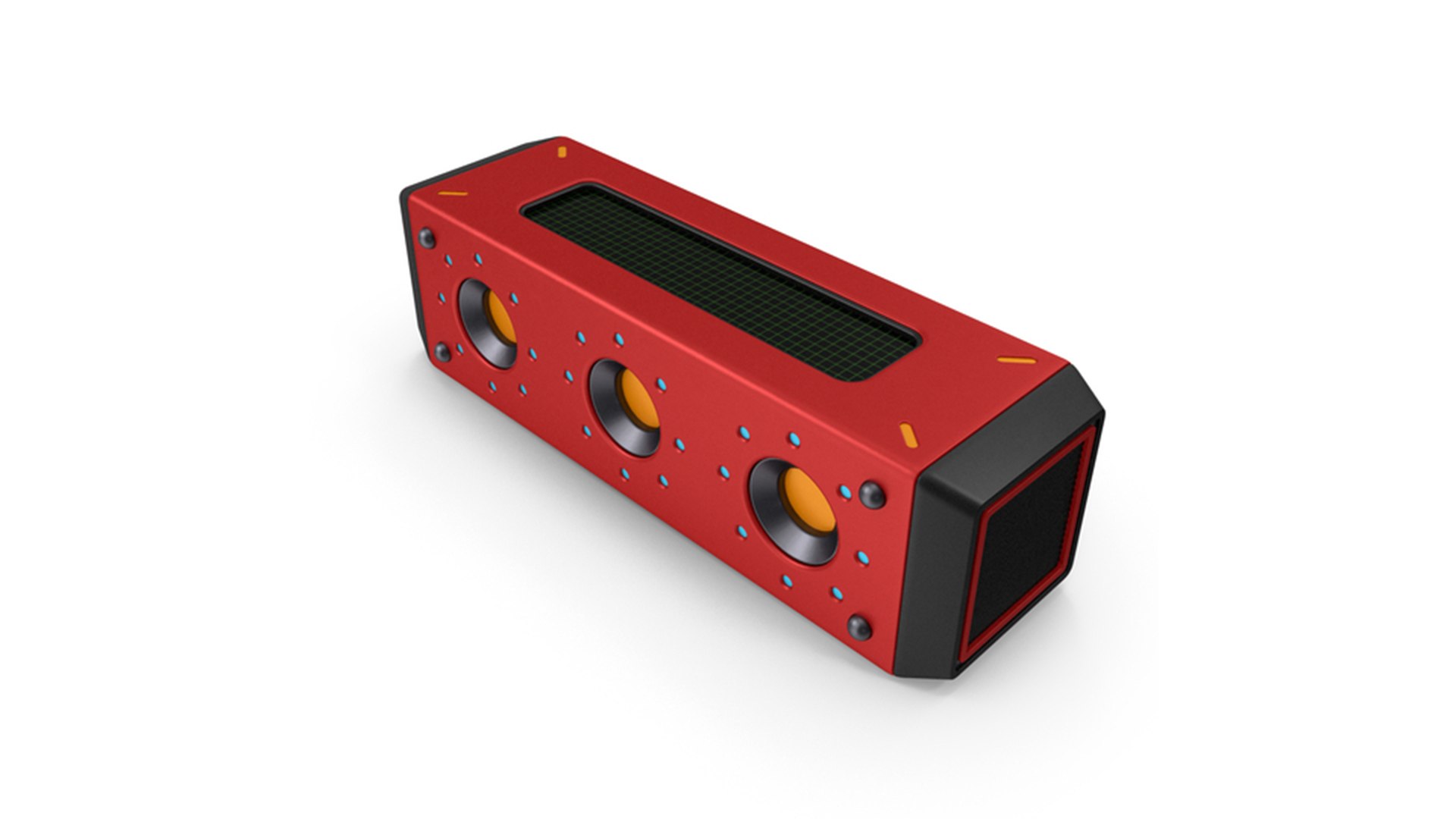 Scifi Device Red V6 PBR 3D Model - TurboSquid 2305933