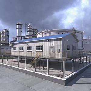 3D model Steel Cabin