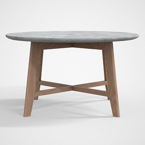 Gamino Coffee Table oak finish 3D model