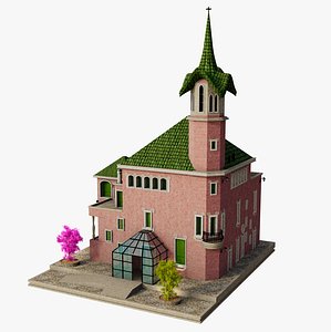 Gaudi House Museum 3D model
