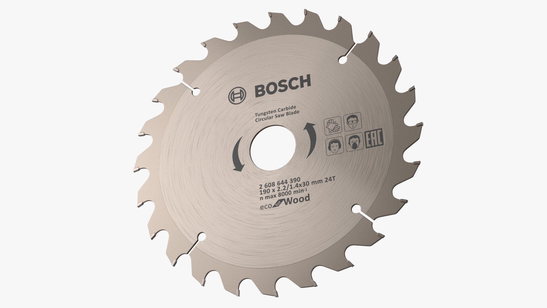 Circular Blade Bosch for Wood 3D model preview