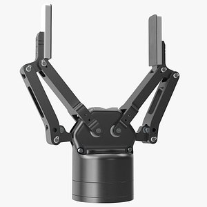 rigged long parallel gripper model