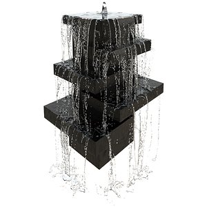 3D Modern Exterior Fountain