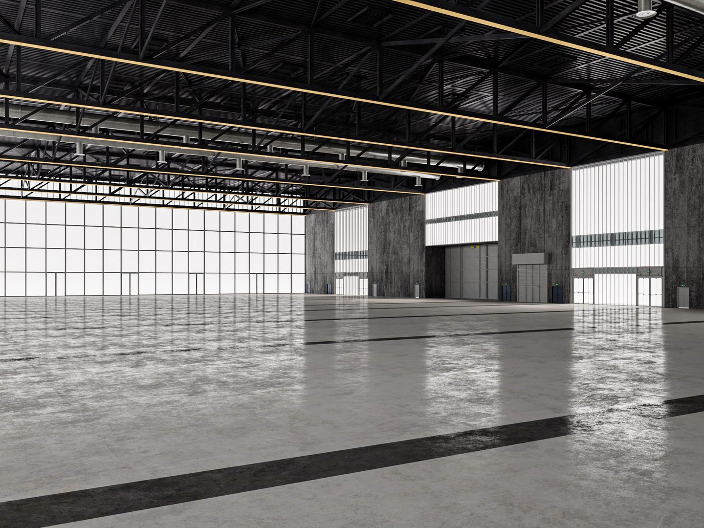 3D Convention And Exhibition Center 2 - TurboSquid 2270771