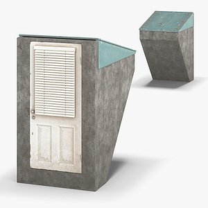 Basement Bulkheads and Cellar Door 3D model